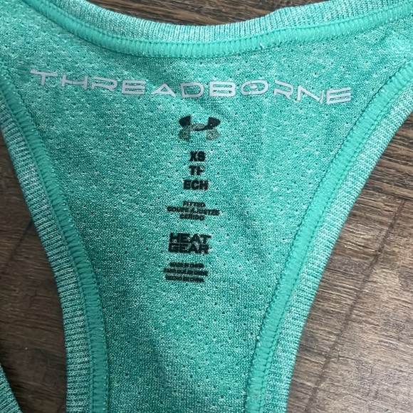Under Armour Teal Racerback Tank Top - Picture 2 of 2